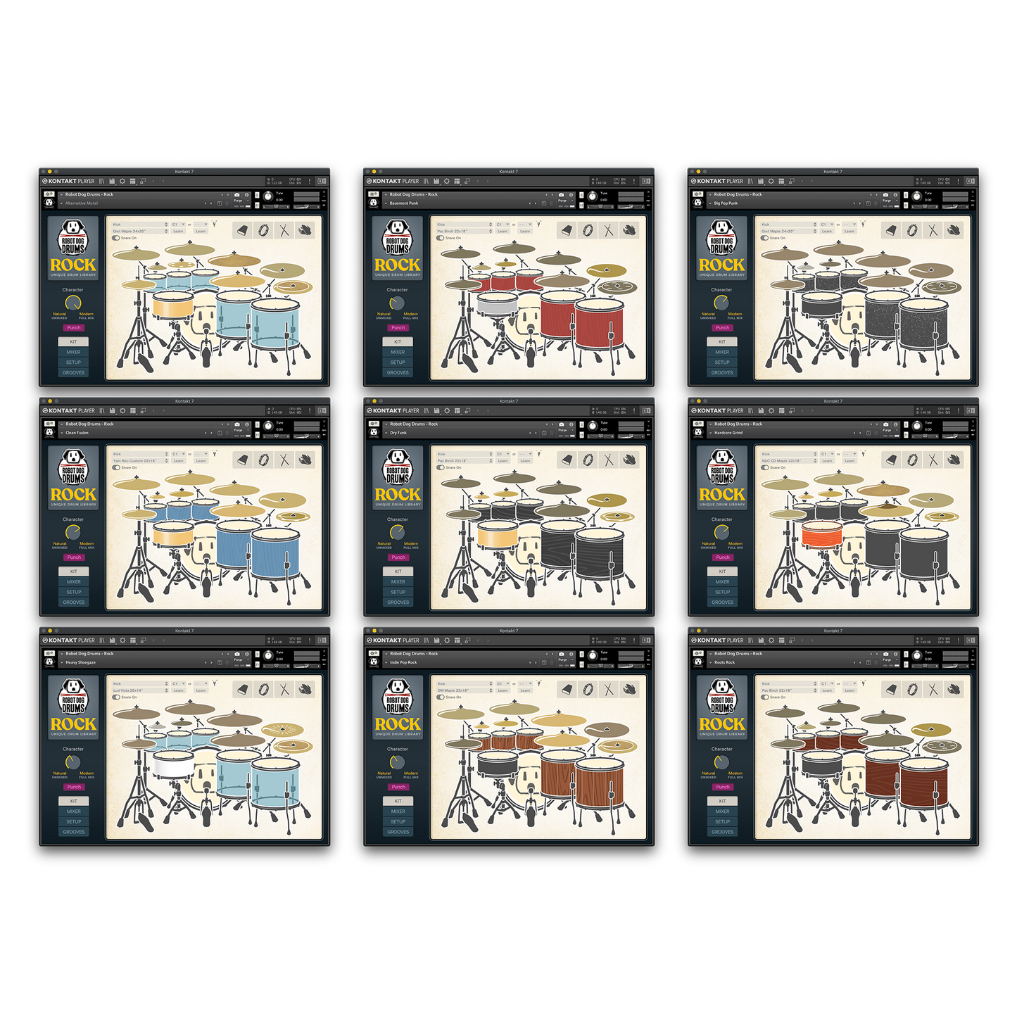Robot Dog Drums - Rock